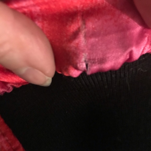 SOLD Vintage 90s silky bomber jacket OSFM - Picture 9 of 10